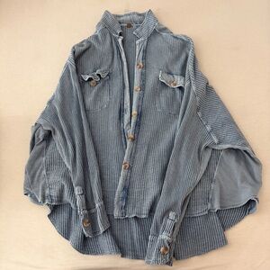 Free People FP One Scout Jacket Blue